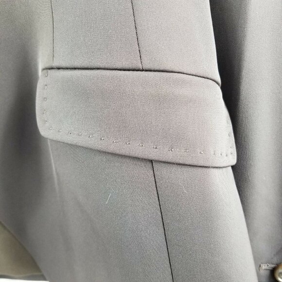 Vintage Size Small TAHARI Blazer Brown Single Breasted 1980's Career Office - Picture 7 of 11